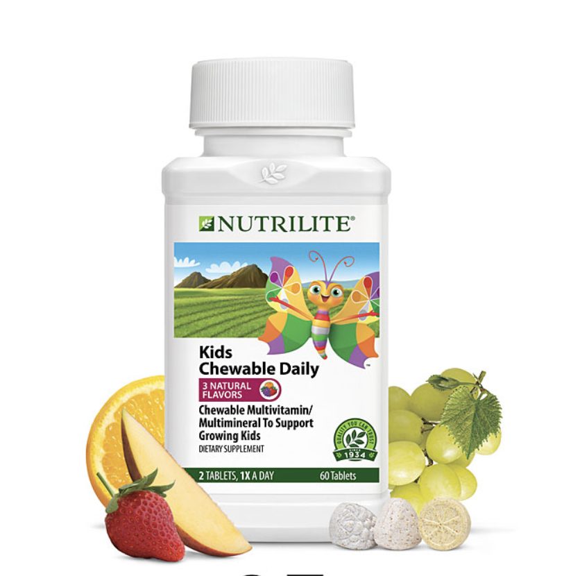 Nutrilite™ Kids Chewable Daily helps fill nutrient gaps between what a child eats and what their body needs.*