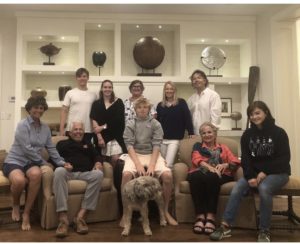 Surrounded by my wonderful family. We are missing some, pictured here are the California clan. May 2021.